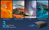 V50 Portable 5G WIFI Projector Mini Smart Real 1080P Full HD Movie Proyector 200'' Large Screen LED Bluetooth Projectors