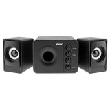 D-205 Portable 3W USB 2.0 Computer Subwoofer Combination Speakers with 3.5mm Audio Plug for Desktop Laptop PC Smartphone