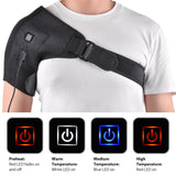 Electric Heating Massager Therapy Shoulder Pad Brace Pain Relief Support Brace Therapy Joint Injury Recovery Rehabilitation
