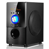 5.1 Channel Bluetooth Speaker Wooden Multimedia Home Theater Super Subwoofer Wooden Home Audio Computer Speakers