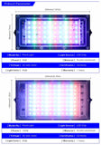 Flood Light Lamp AC220V Outdoor Lighting Floodlight Waterproof Reflector Led Rgb Spotlight with Remote