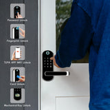 Smart Lock, wifi App pincode Keypad Biometric Fingerprint electronic door lock From Brazil