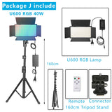 RGB Photo Light LED Photo Studio Light Camera Phone Video Recroding RGB Panel Lamp LED Vdieo Light for YOUTUBE Tiktok LIVE