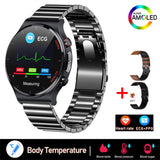 2023 New ECG+PPG Smart Watch Men Blood Pressure Heart Rate Watches IP68 Waterproof Fitness Tracker Smartwatch For Huawei Xiaomi