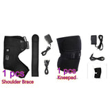 Electric Heating Massager Therapy Shoulder Pad Brace Pain Relief Support Brace Therapy Joint Injury Recovery Rehabilitation