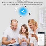 16A US Tuya Smart WiFi Plug Socket 2 Outlets 2 USB Ports With Timer Countdown Smart Life APP Remote Control Works With Alexa Goo