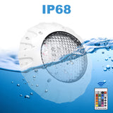 AC12V 7 Pool Light RGB Submersible Light Wall Mounted LED Swimming Pool Spotlight IP68 Waterproof Lamp with Remote Controller