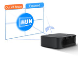 MINI Projector Portable A30 Upgrade 3D LED Home Theater Cinema Gamer Beamer 1080P 4K Video Via HD Port Laser Smart TV