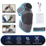 Electric Shoulder Massager Heating Vibration Massage Support Belt Knee Arthritis Pain Relief Thermal Physiotherapy Brace