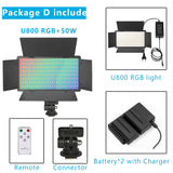 RGB Photo Light LED Photo Studio Light Camera Phone Video Recroding RGB Panel Lamp LED Vdieo Light for YOUTUBE Tiktok LIVE