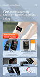 2023New Non-invasive Blood Glucose ECG Smart Watch Heart Rate 24-hour Automatic Health Monitoring Fitness Bracelet For Men Women
