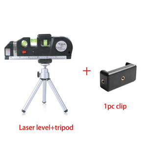 Multi-function High Precise Laser Leveling Instrument Steel Ruler Straight Line Laser Level Aligner Vertical Measure Tape