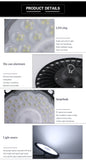 200W High Bay Light UFO 10000LM 13000LM 220V 16000LM IP65 Waterproof Warehouse Garage Light Super Bright Commercial  Lighting