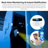 Smart Home GSM Security Alarms For Home WIFI Wireless Home Alarm For Garage Residential House Security Alarms Support Alexa