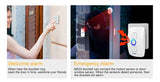 KERUI Wireless Doorbell Waterproof OutDoor Smart Home Door Bell Welcome Melodies Chime Kit LED Flash Security Alarm For House