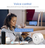 4Pcs 10A US WiFi TUYA Smart Plug Socket Remote Control Home Appliances Smart Living Works With Alexa Google Home