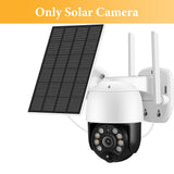 3MP Solar Outdoor WIFI Camera Smart Home Recharge battery PIR Motion Detection Security Camera Video Surveillance Monitor ICSEE