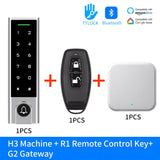 Zine-Alloy IP66 Waterproof Smart TTLock App  Bluetooth Fingerprint or Bell Access Control Keypad Opener Reader Door Lock System