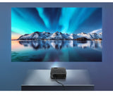 MINI Projector Portable A30 Upgrade 3D LED Home Theater Cinema Gamer Beamer 1080P 4K Video Via HD Port Laser Smart TV