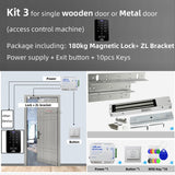 Access Control System Safe Electronic Gate Opener Home Garage Digital Set Eletric Magnetic RFID Smart Door Lock Kit