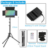 RGB Photo Light LED Photo Studio Light Camera Phone Video Recroding RGB Panel Lamp LED Vdieo Light for YOUTUBE Tiktok LIVE