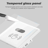 SMATRUL Wall Smart Light Switch Infrare IR Sensor No Need Touch EU UK 220V 110V Glass Screen Panel Electrical Power On Off Lamp