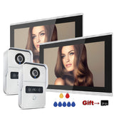 2MP 1080P 10-Inch IP Video Intercom Touch Screen Big Tuya Wireless Wifi POE Wired Doorbell for Villa Flat RFID Access Control