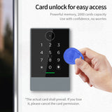 TTLOCK QR Code Access Control Reader 13.56Mhz Rfid IP67 Waterproof Keypad QRcode Scanner K3Q +G2 Hub Work with Alexa Google Home