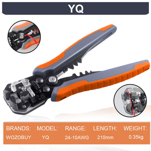 WOZOBUY SN-48B Pin Crimping Tools 2.8/4.8/6.3mm 22-13AWG Crimper 0.5-2.5 mm² for Car Terminals Sets Wire Electrical Hand Tools