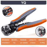 WOZOBUY SN-48B Pin Crimping Tools 2.8/4.8/6.3mm 22-13AWG Crimper 0.5-2.5 mm² for Car Terminals Sets Wire Electrical Hand Tools