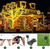 330LED Outdoor Led Solar String Lights Fairy Light Solar Powered Garland Lights 8 Mode 33m Garden Wedding Decoration Waterproof
