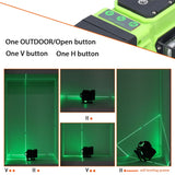 4D/3D 16/12 Lines Laser Level 360 Self-leveling Function Leveling Tool Omnidirectional Ground Wall Sticker Home Improvement Tool