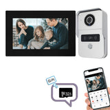 1080P Intercom in Private House Tuya Remote Unlock Intercoms for Home Video Entry Phone Door System Security Protection Doorbell