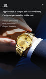 Original Quartz Men Watch Waterproof Luminous Dual Calendar Stainless Steel Wristwatch Luxury Watches