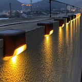 Solar Deck Lights 32 Pack Outdoor Step Lights Waterproof Led Solar Lights for Railing Stairs Step Fence Yard Patio and Pathway