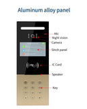 Tuya Smart Home APP WiFi Video Doorbell Camera Visual Intercom 1080P 2W CMOS Door Access Max 240 Monitors for Apartment Building