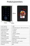 Tuya WIFI Fingerprint Access Control Kits Security Protection Waterproof Outdoor Keypad Door Opener Rfid Digital Electronic Lock