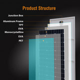 1600w 1000w 600w 450w 300w solar panels 12v battery charger kit photovoltaic panel system for balcony home car boat camper roof