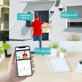 3MP Solar Outdoor WIFI Camera Smart Home Recharge battery PIR Motion Detection Security Camera Video Surveillance Monitor ICSEE