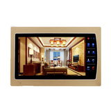 Homefong Home Intercom System Video Door Phone 7 Inch  Doorbell Camera with Unlock IR Cut Leds Day Night Waterproof