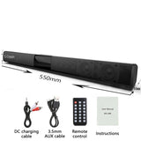 TV Car Sound Bar Wired and Wireless Bluetooth-compatible Home Surround SoundBar for PC Theater TV Computer Speaker