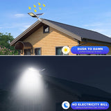 Super bright Split solar street light Waterproof LED Solar Street Light Backyard Street Lamps Security Flood Lighting wall lamp