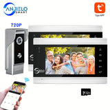 7&quot; Video Intercoms For Home WIFI Wireless Video Door Bell Tuya Smart Outdoor Wired Doorbell Camera Intercoms For The Apartment