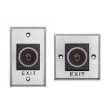 12V 24V No Touch Exit Button Release Switch Opener NO COM NC LED Light for Door Access Control System Entry Open