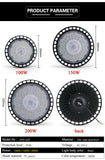 200W High Bay Light UFO 10000LM 13000LM 220V 16000LM IP65 Waterproof Warehouse Garage Light Super Bright Commercial  Lighting
