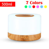 Smart WiFi 500ml Aromatherapy Essential Oil Diffuser Air Humidifier, Connect with Tuya, Alexa and Google Home with 7 LED Colors