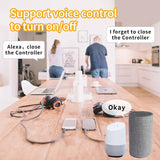 Tuya Wifi Smart Garage Door Opener Controller Switch Siren Horn Alarm RF433 Remote APP Control Works with Alexa Google Home Siri