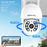 3MP WiFi Home Security Kit 10.1&quot;Monitor NVR Kit Wireless PTZ Security Camera System 2Way Audio CCTV Surveillance Cameras Set HDD