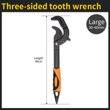 Onnfang 6-60mm Universal Wrench Multi-function Wrench Tool Home Repair Key Hand tool Adjustable Purpose Universal Pipe Wrench