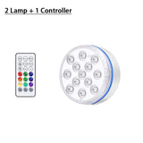 Pool Light Underwater Swimming Pool Lighting 13LEDs Updated Submersible Light IP68 Outdoor Spotlight for Aquarium Fish Tank Pond